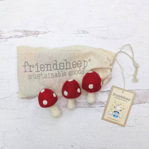 Red Amanita Mushrooms Eco Toy