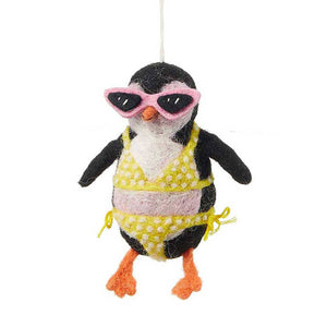 Vacation Mode Penguin Ornament