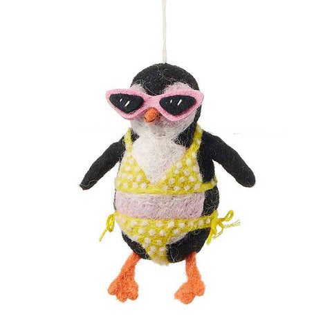 Vacation Mode Penguin Ornament