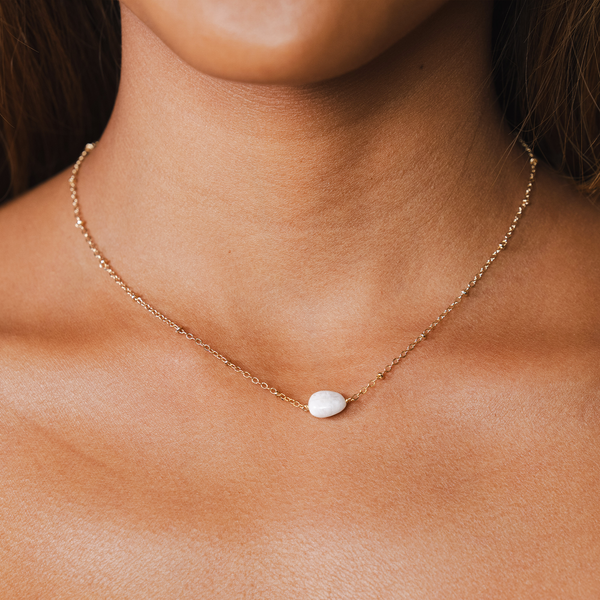 Intuition Stone of the Earth Necklace (Gold)