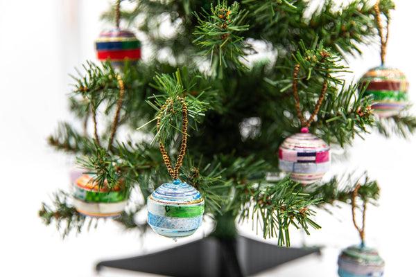 Mini Paper Ball Ornaments