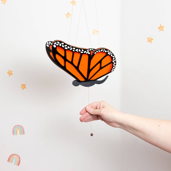 Monarch Butterfly Flying Mobile