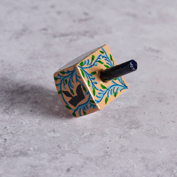 Painted Wood Dreidel