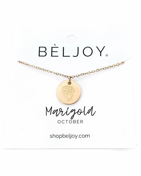 Birth Flower Necklace