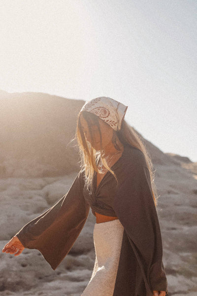 Boho Cotton Handmade Bandana Headscarf