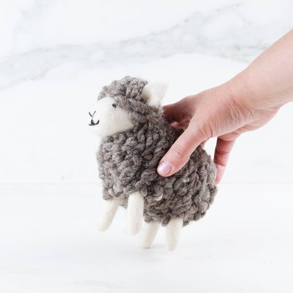 Toys - Sheep - Wooly Brown -Large