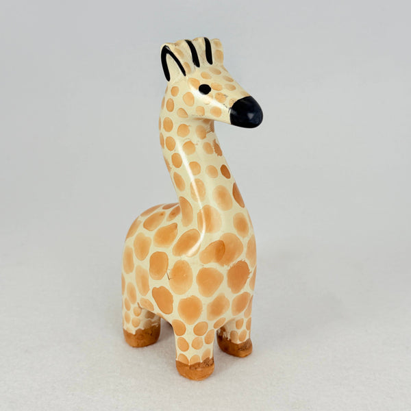 Soapstone Giraffe, Spotted Cute, 5" 