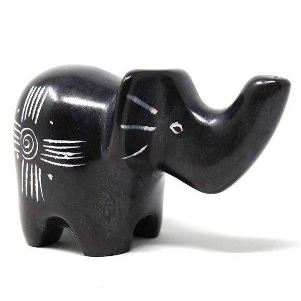 Soapstone Elephants  Medium 2.5" - 3"