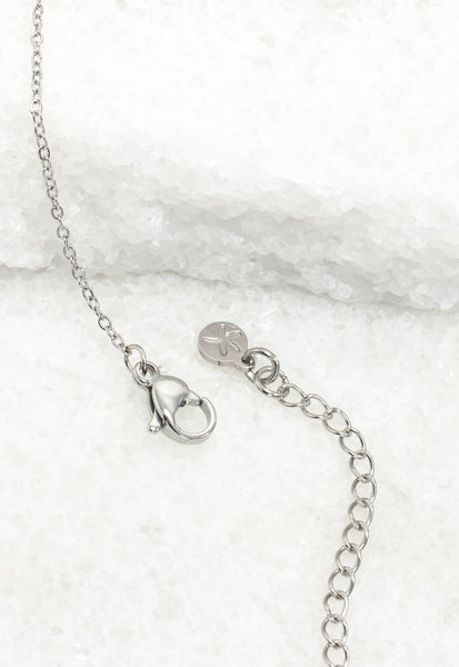 Hope Grows Necklace in Silver & Blue