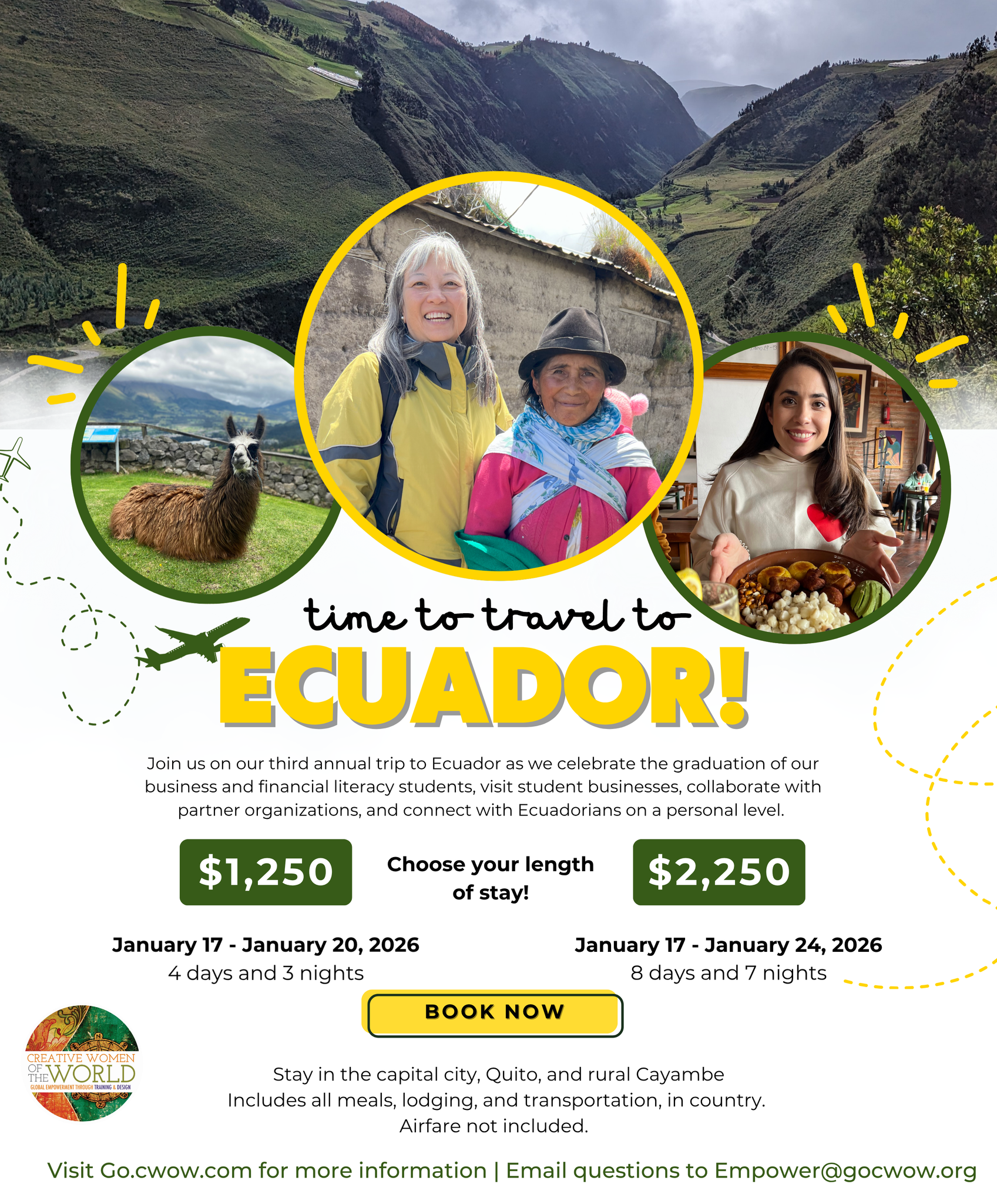 Ecuador Trip 2026 Payment