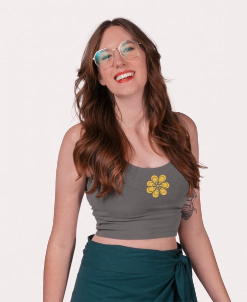 Flower Daydream Cropped Tank Top