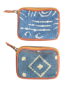 Indigo Kantha Coin Purse