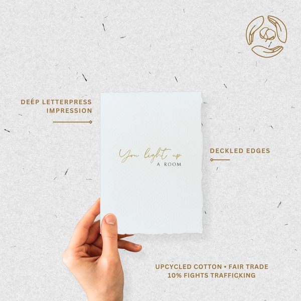 You Light Up A Room | Love Friendship Greeting Card