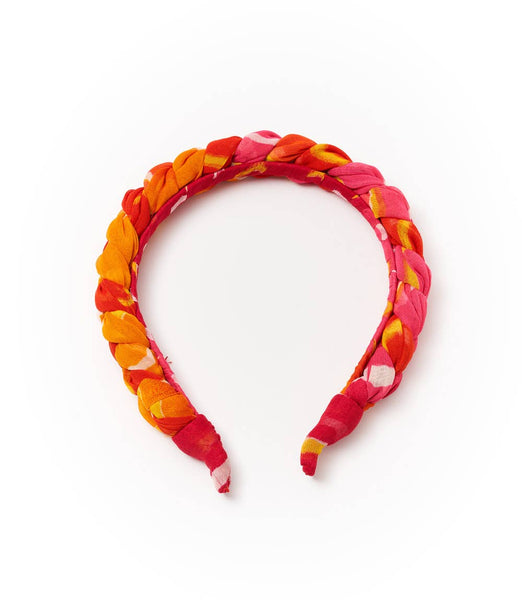 Braided Headband - Assorted Upcycled Sari Fabric