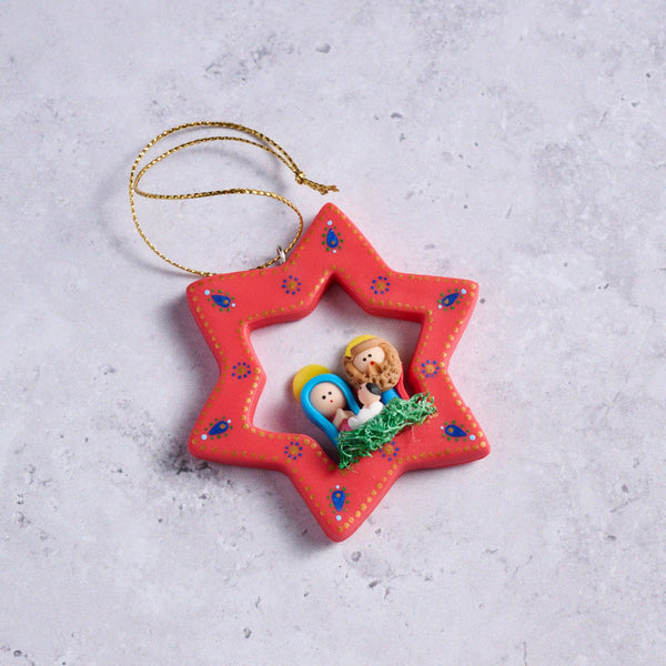 Holy Family Bread Dough Ornament