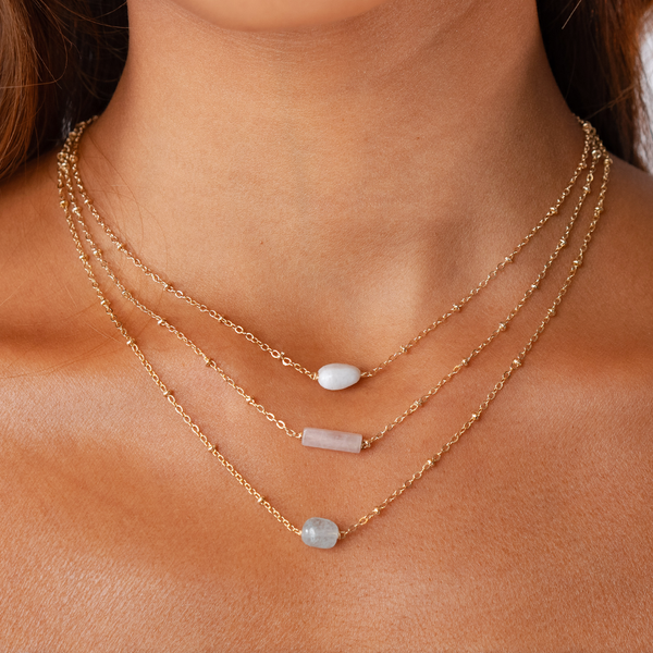 Intuition Stone of the Earth Necklace (Gold)