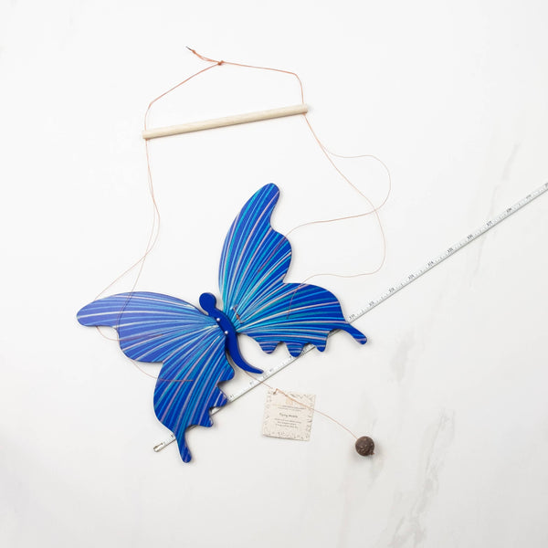Butterfly Flying Mobile - Blue
