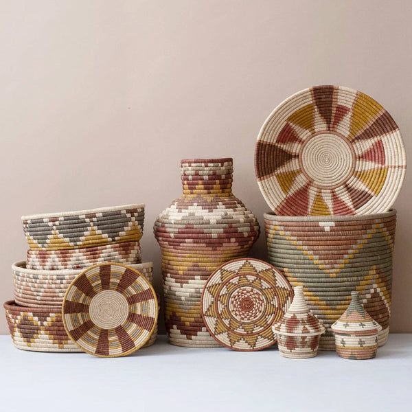 Zig Zag Bread Basket ~ Elevate Collection