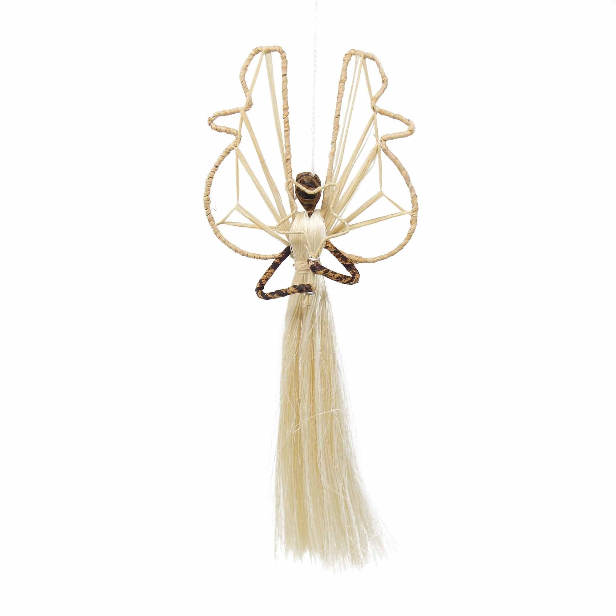 Sisal Angel Ornament