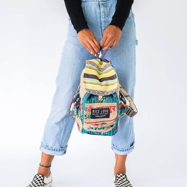Mini Recycled Travel Backpack Goa