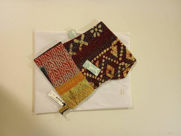 Kantha Stitched Stocking