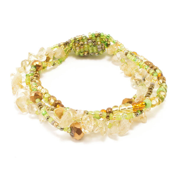 Small Rock Candy Magnetic Bracelet: 12 frost