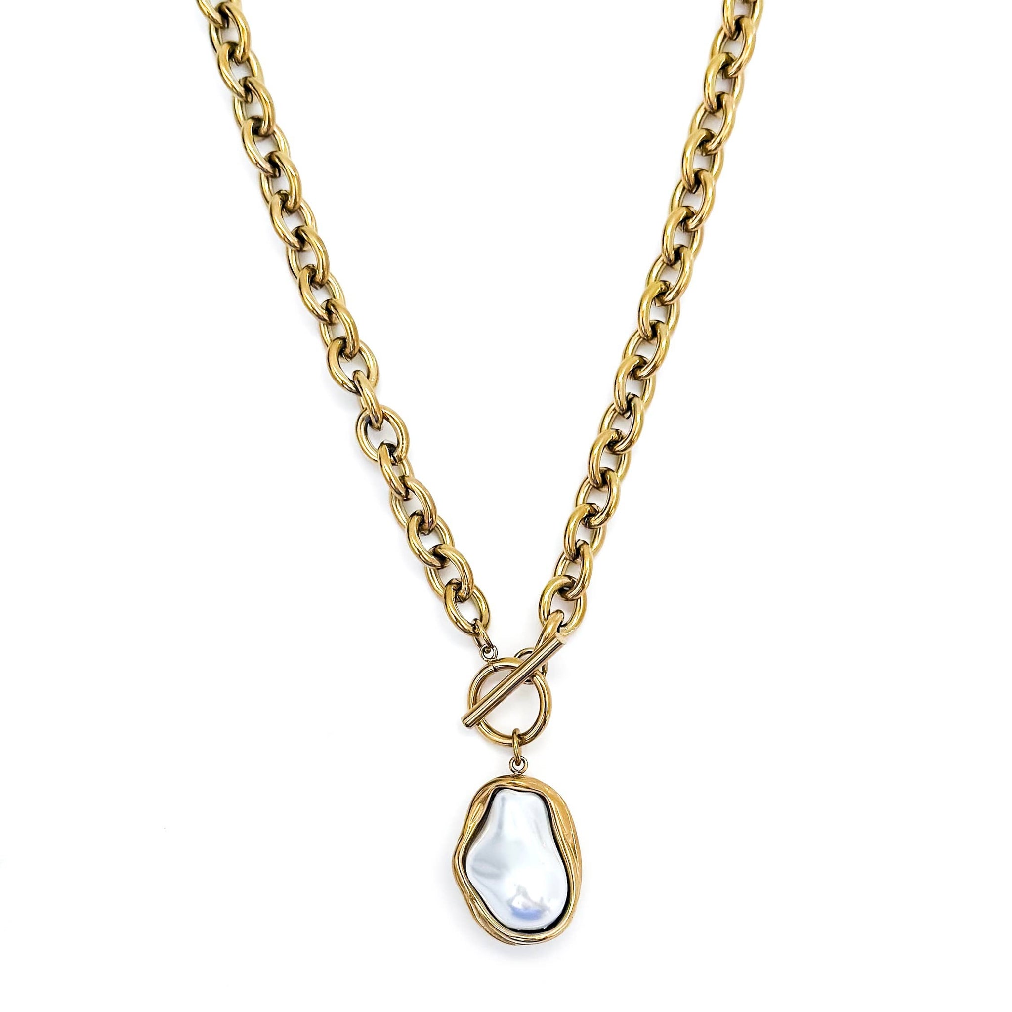 Cora Baroque Pearl Necklace