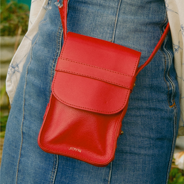 The Boxy Crossbody -  Tomato