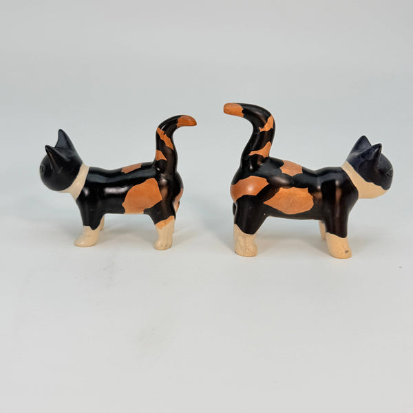 Soapstone Cat, Calico, Detailed, 4"