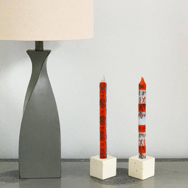 Kukomo  Dinner Candle- Set of 3