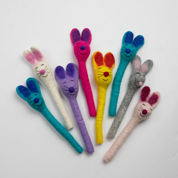 Pencil Topper - Kids Activity - Bunny - Set of 6