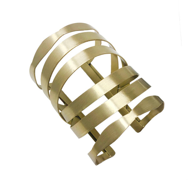 Ornate Arching Cuff - Gold
