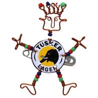 Dancing Tusker Girl Pin