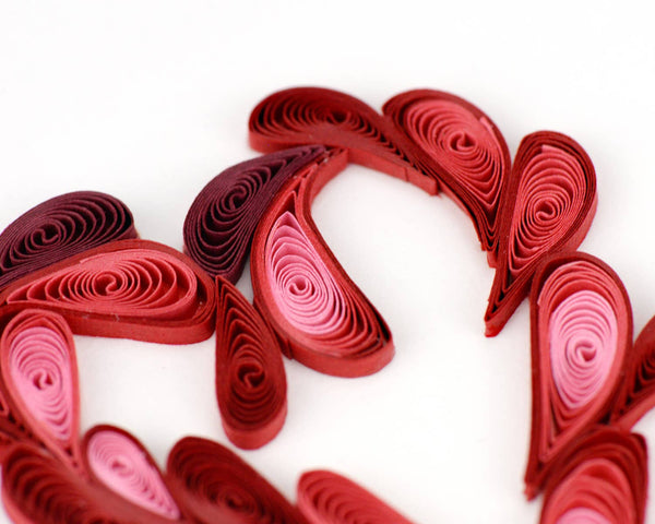A Toast to Love Quilled Greeting Card