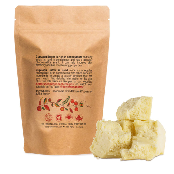 Cupuaçu Butter Unrefined for Body Butter & Skincare (Small)