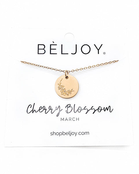 Birth Flower Necklace