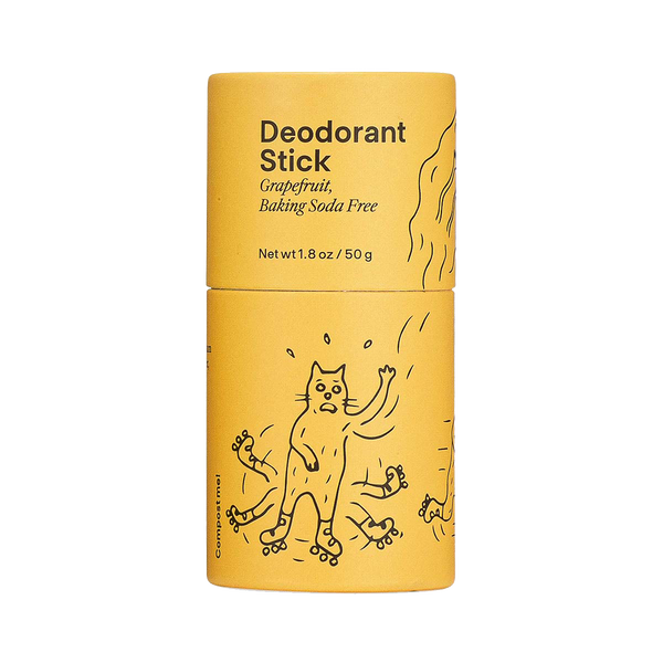 Grapefruit Baking Soda Free Deodorant Stick