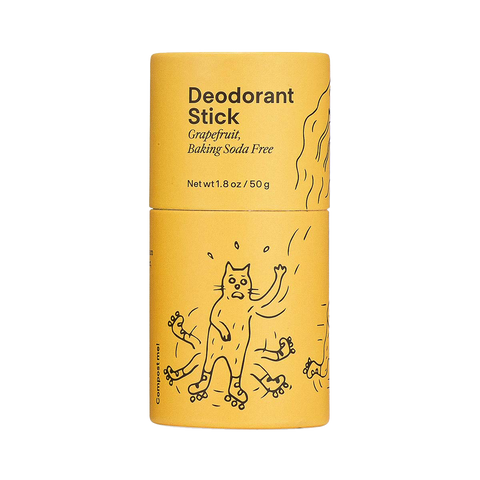 Grapefruit Baking Soda Free Deodorant Stick