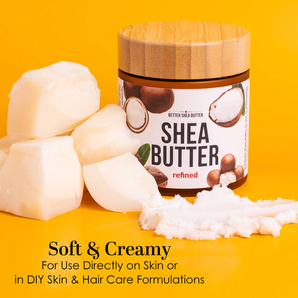 Refined Shea Butter for Skincare & Body Butter Jar