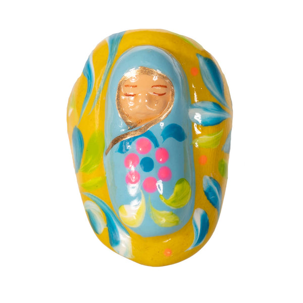 Ceramic Miniature Nativity Set of 5 Christmas Fair Trade Christmas Fair Trade