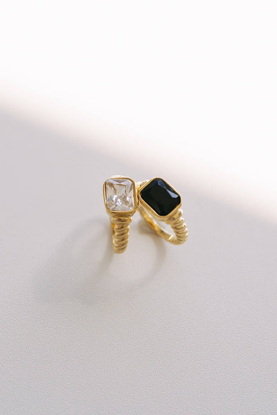 Runa Stone Ring || Choose Color
