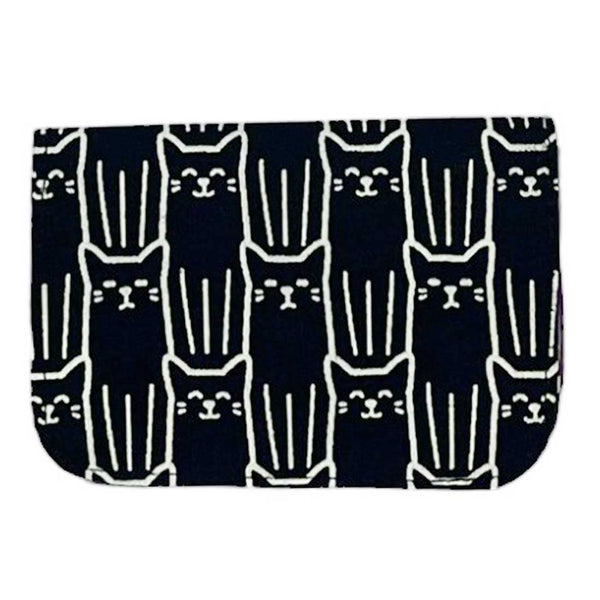 Cotton Canvas Cardholders - Cat Prints - Small Wallet