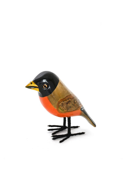 Jacaranda Wood Robin Sculpture