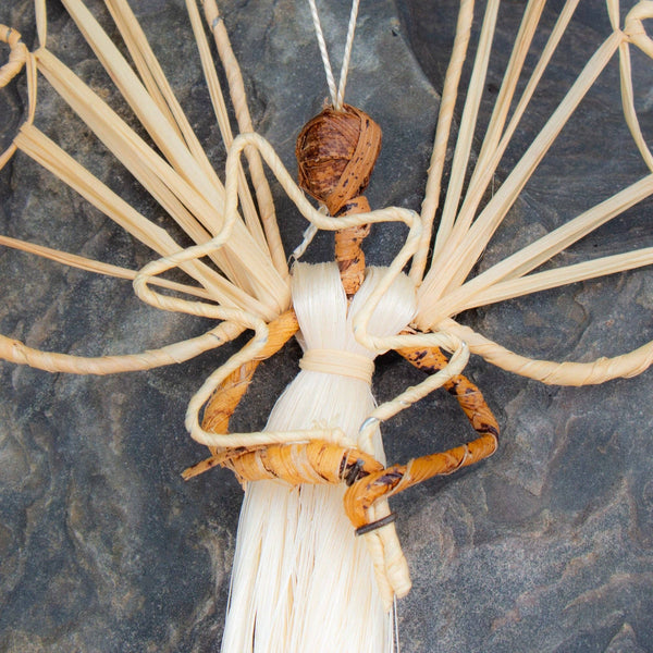 Sisal Angel Ornament