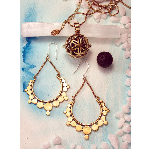 Seed Of Life Diffuser Necklace