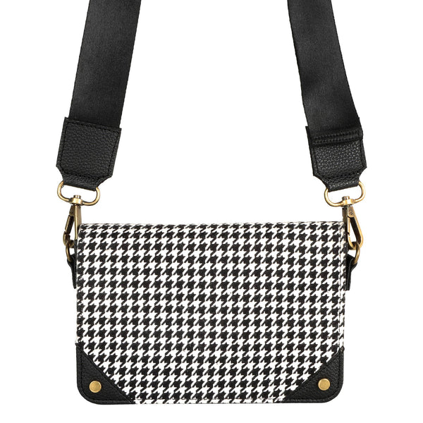 Millie Houndstooth Sling Bag