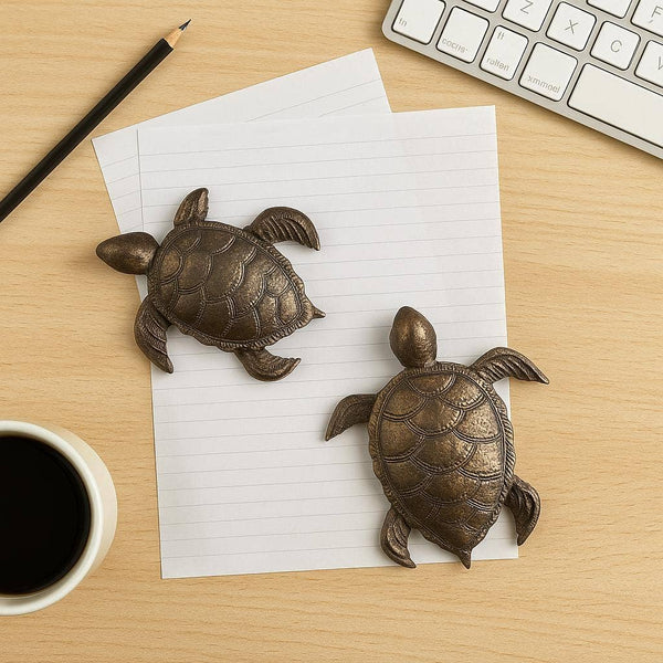 Haitian Steel Metal Art - Small Sea Turtle