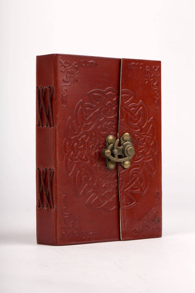 Endless Knot Leather Journal