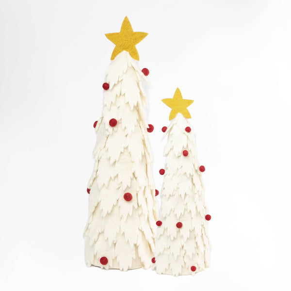 Christmas Decor - White Christmas Tree - Assorted Sizes