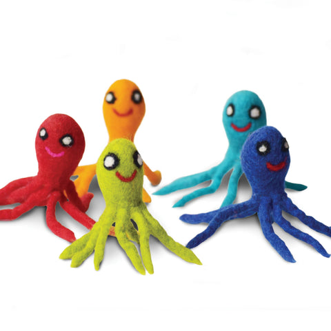 Octopus Wool Cat Toy